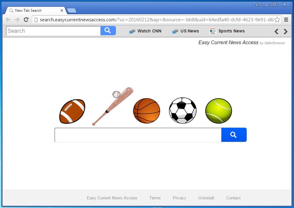 Search.easycurrentnewsaccess.com virus
