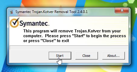 Symantec Kovter Removal Tool Scan