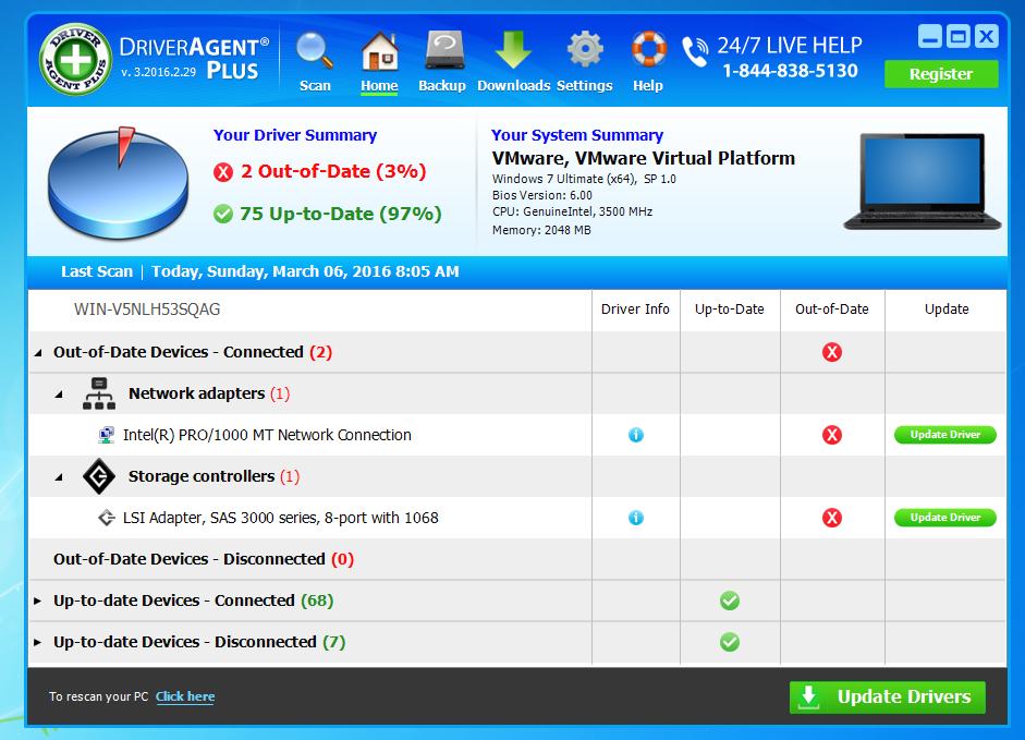 Uninstall Network Card Vista