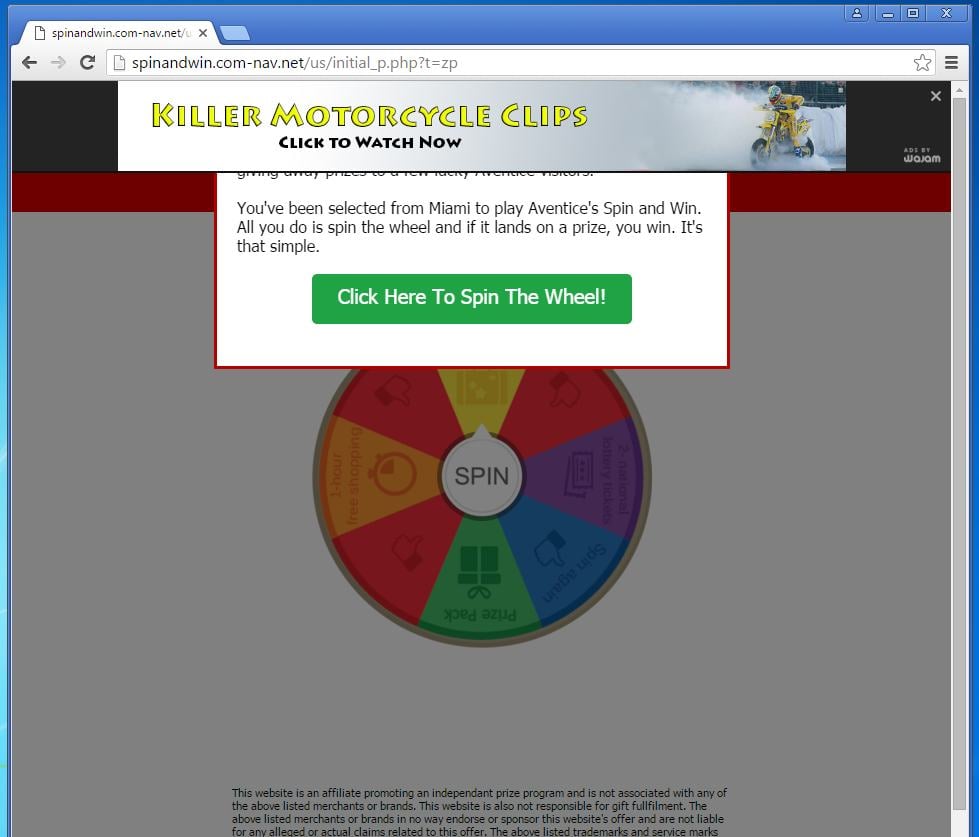 spinandwin.com-nav.net redirect
