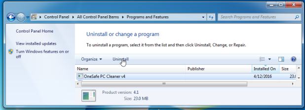 onesafe pc cleaner free download