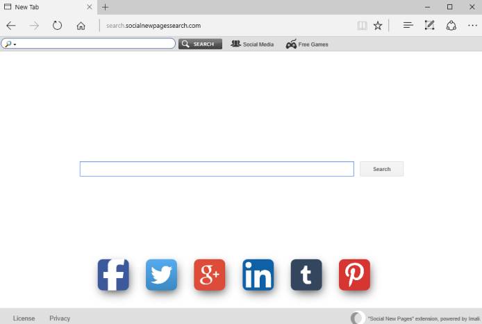 Search.socialnewpagessearch.com virus