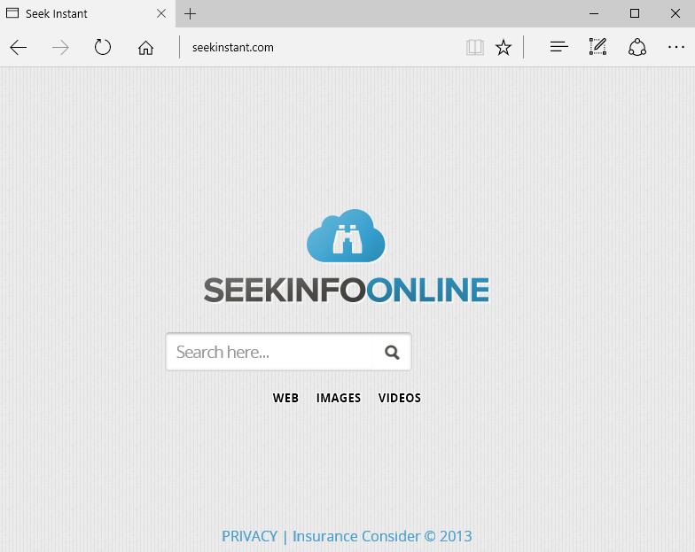 SeekInstant.com adware