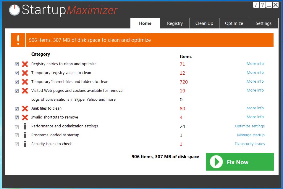 Startup Maximizer adware