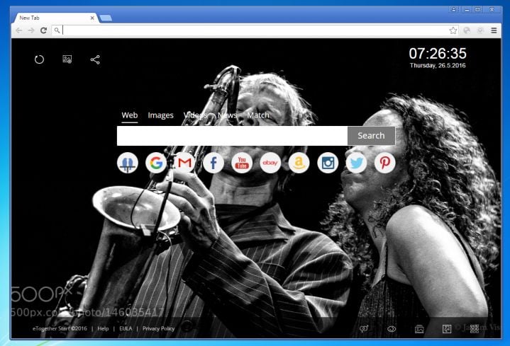 eTogether Start redirect