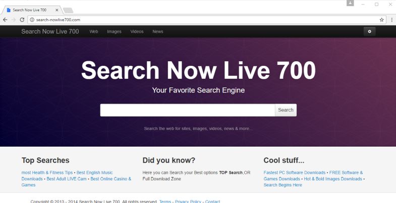 Search-nowlive700.com virus