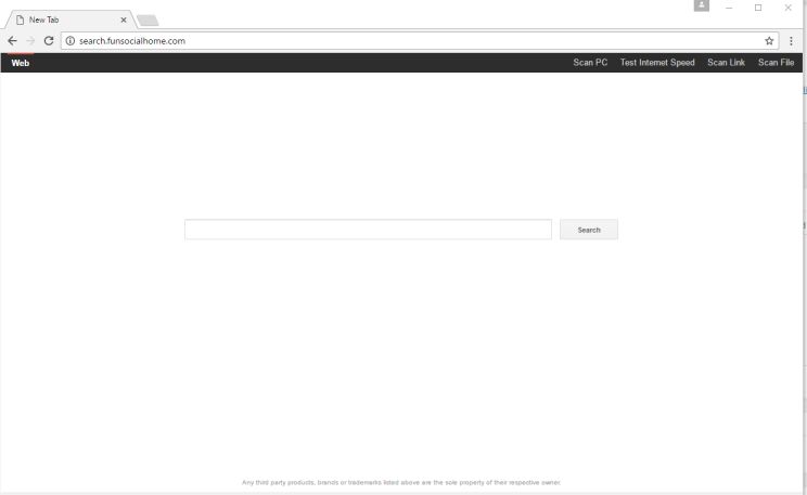 Search.funsocialhome.com virus