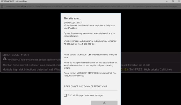 Cydoor Spyware Support Scam