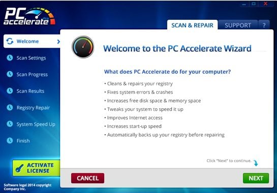 How To Remove PC Accelerate Pro (Virus Removal Guide)