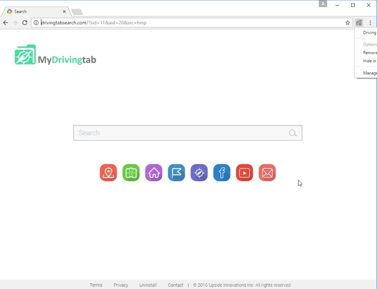 Drivingtabsearch.com и MyDrivingTab перенаправление