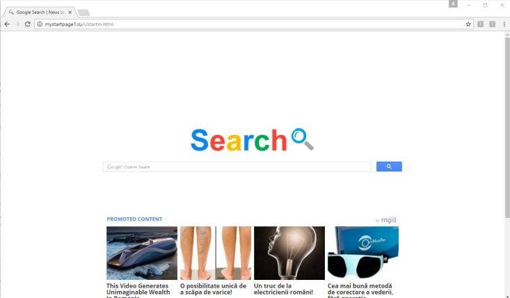 Mystartpage1.ru Virus