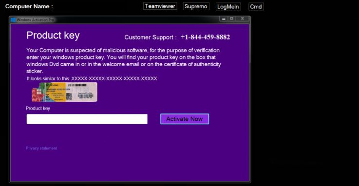 Product Key - Customer Support 1-844-459-8882