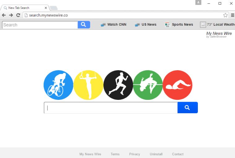 Search.mynewswire.co virus