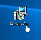 Double-click on the Zemana AntiMalware to install it