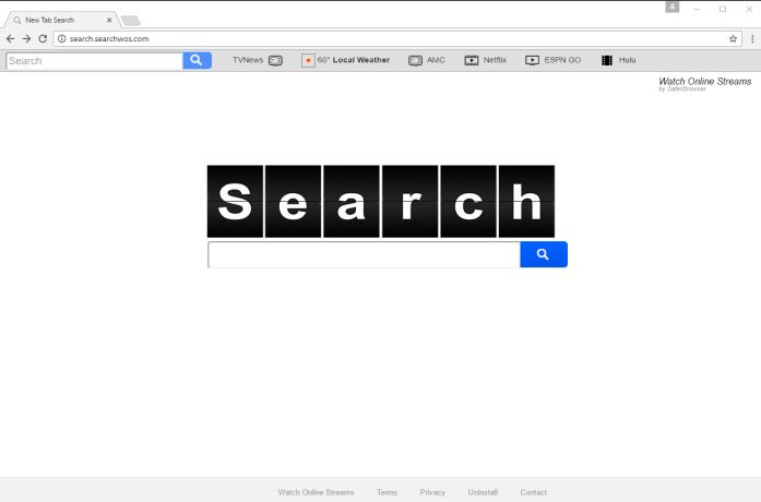 Search.searchwos.com homepage