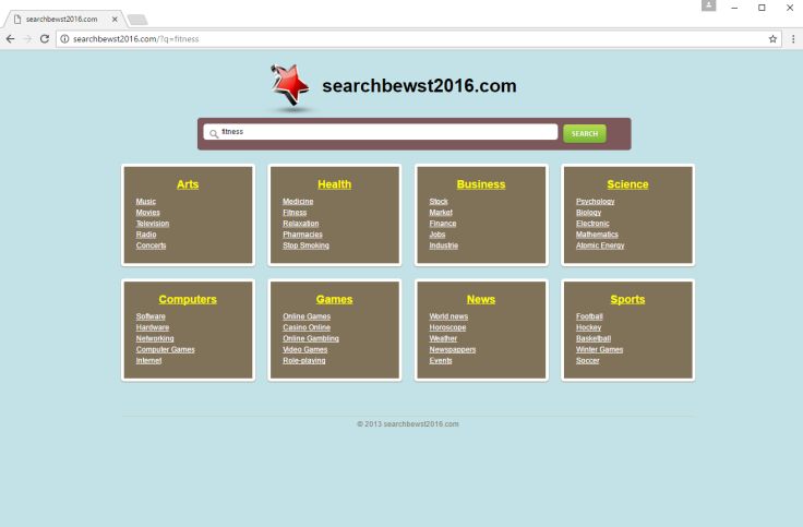 Searchbewst2016.com browser hijacker