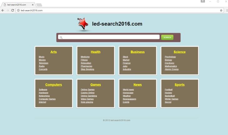 Led-search2016.com Homepage