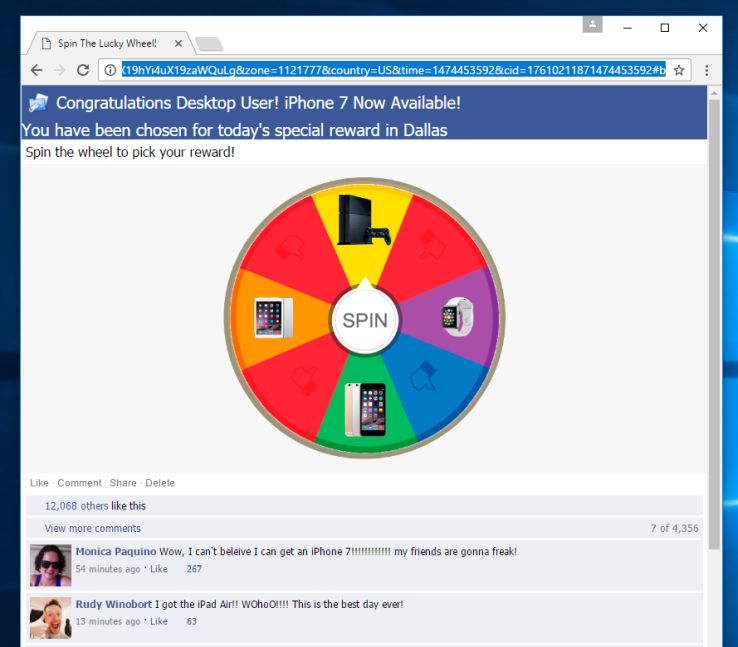 exclusiverewards.7891292.com pop-ups