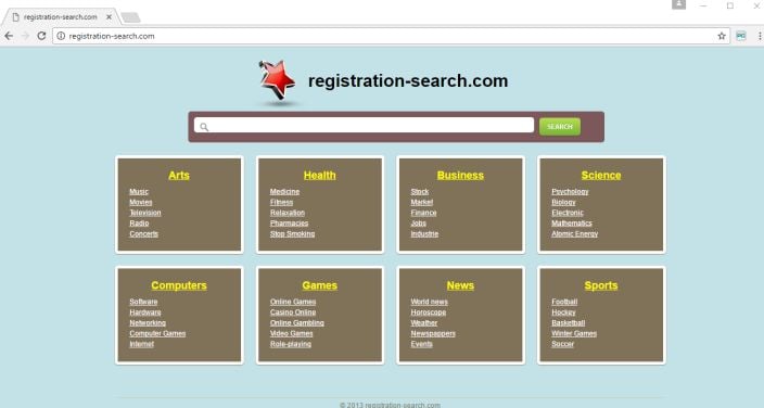 Registration-search.com pop-ups