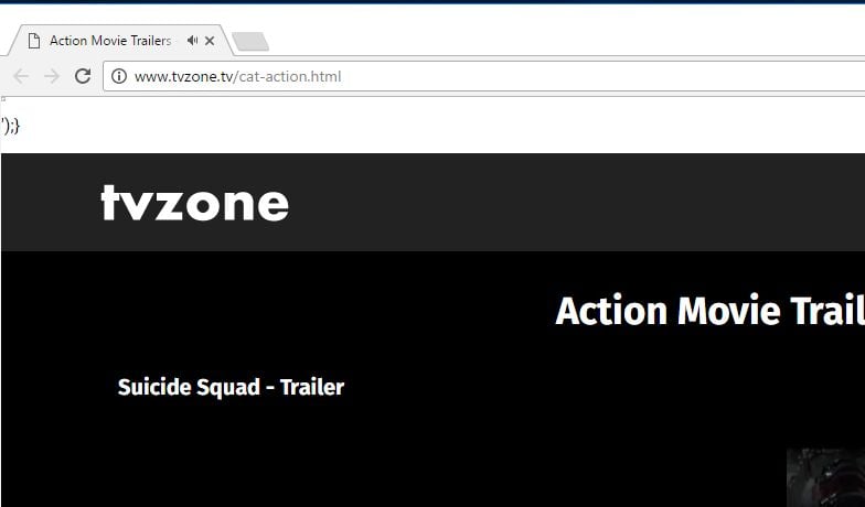 Tvzone.tv redirect