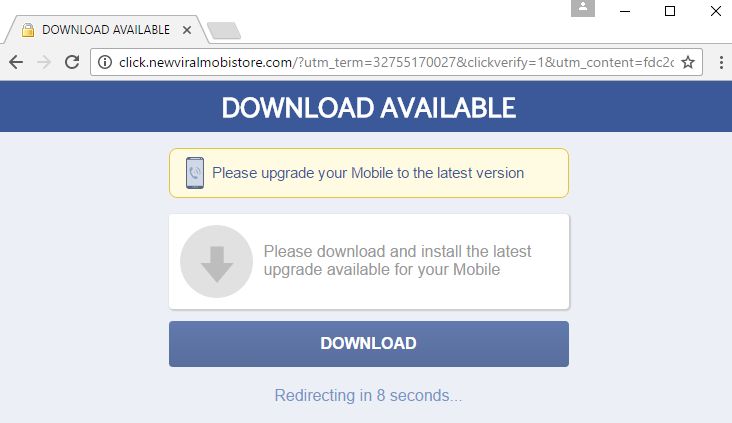 Click.newviralmobistore.com pop-up ads Click.newviralmobistore.com virus
