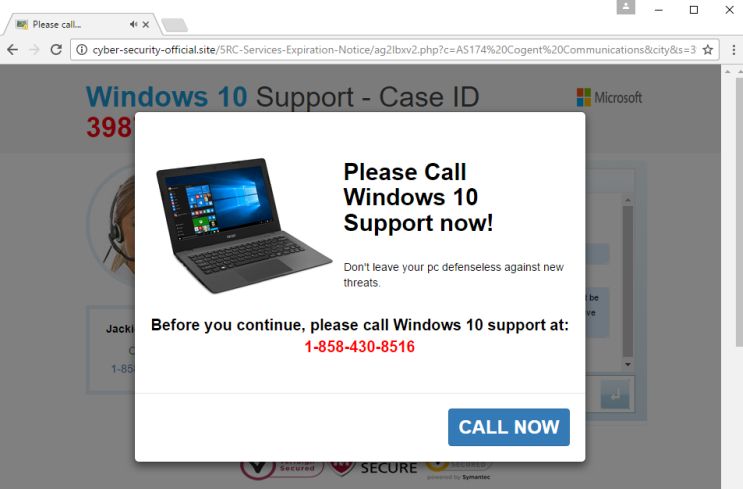 cyber security official.site redirect