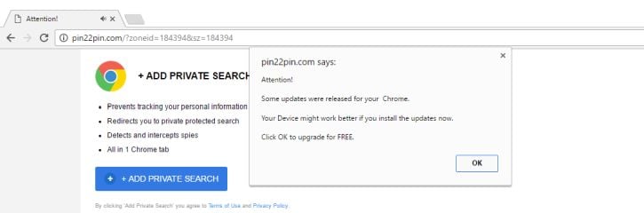 Pin22pin.com virus