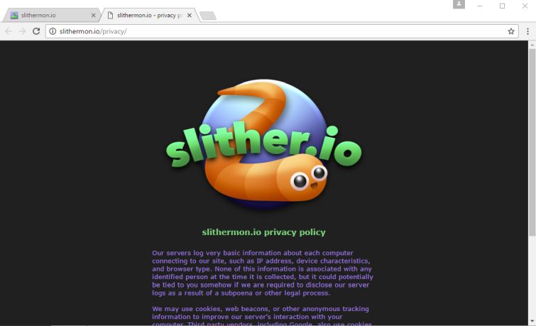 Slitherio select server