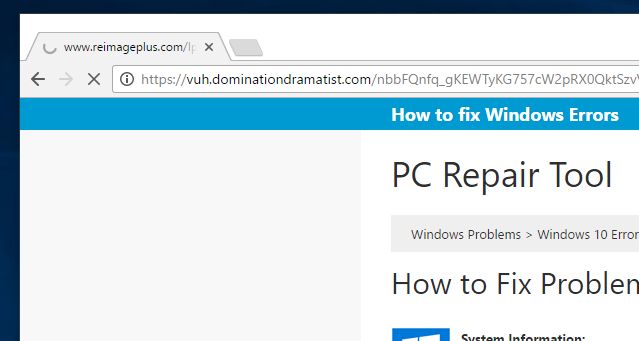 Vuh.dominationdramatist.com virus