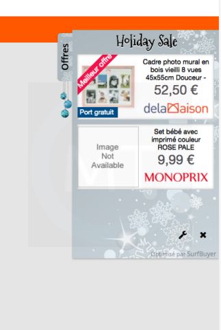 Holiday Sale pop-up virus