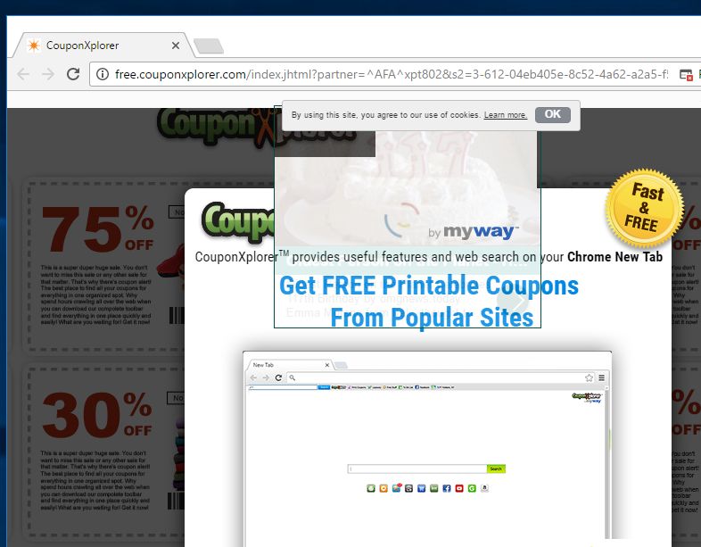 Free.couponxplorer.com virus