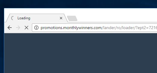 Promotions.monthlywinners.com virus