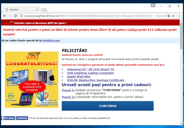 W.snow.truegifstandmore.com virus