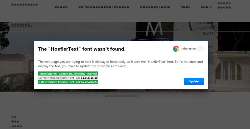 Beware! Don't Fall for FireFox HoeflerText Font Wasn't Found Banking  Malware Scam