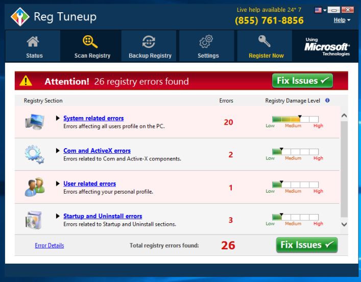 Reg Tuneup virus