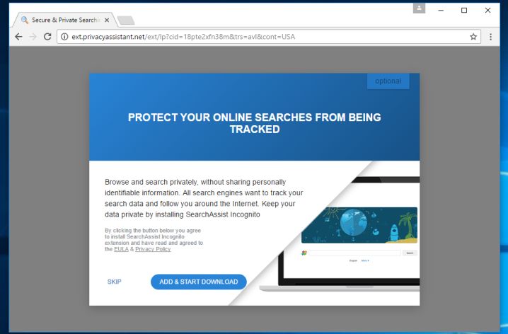 Ext.privacyassistant.net virus