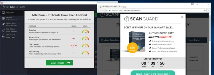 is scanguard free or a scam