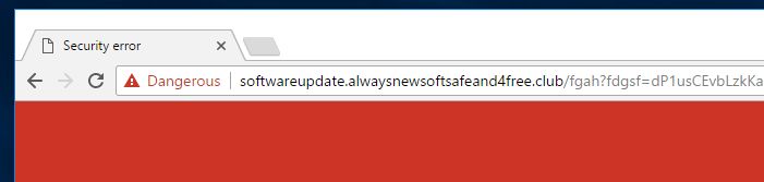 Softwareupdate.alwaysnewsoftsafeand4free.club virus