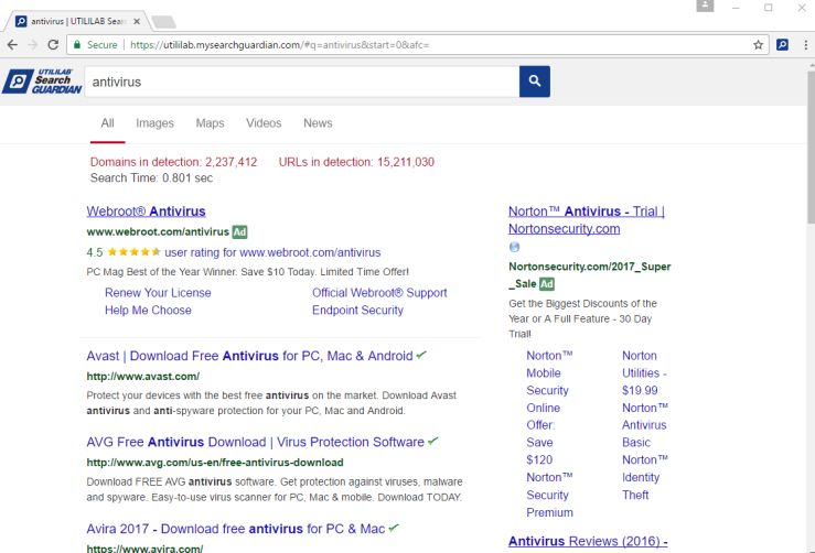 utililab.mysearchguardian.com virus