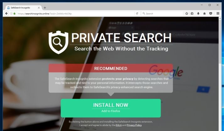 searchincognito.online redirect searchincognito.online virus