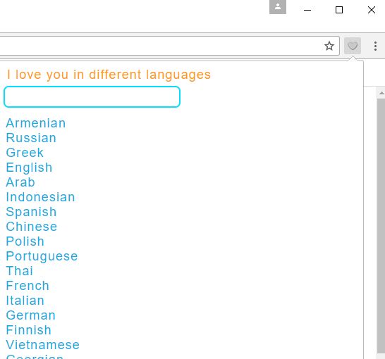 Love Different Chrome extension virus
