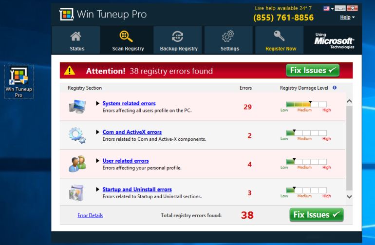 Win Tuneup Pro virus