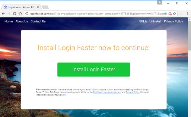 Loginfaster.com virus