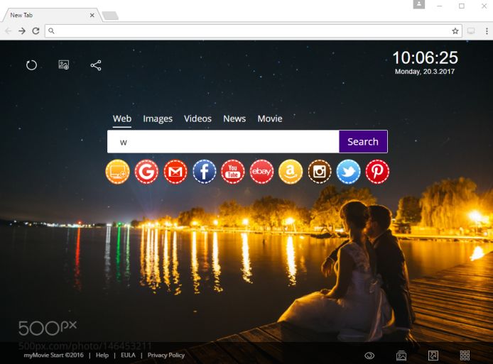 MyMovie Start redirect virus