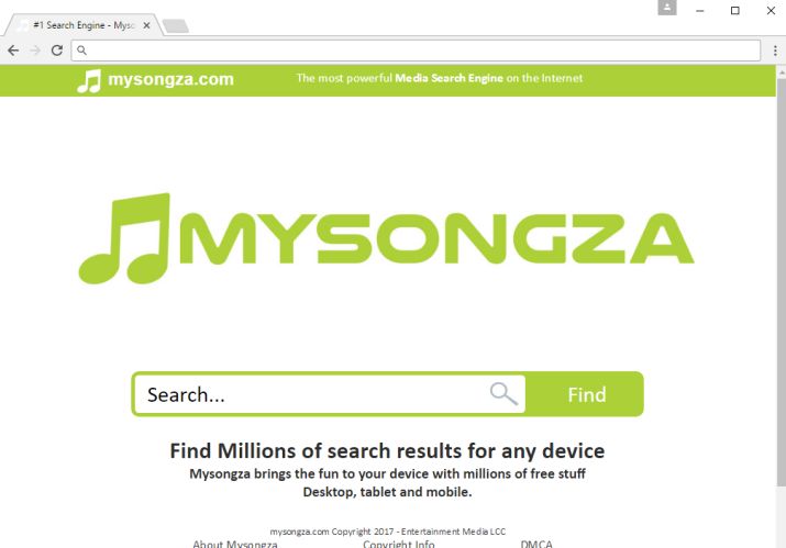 mysongza.com redirect virus