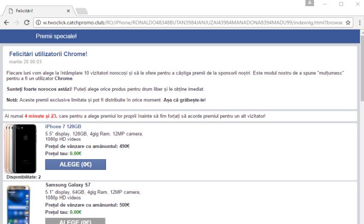 w.twoclick.catchpromo.club redirect virus