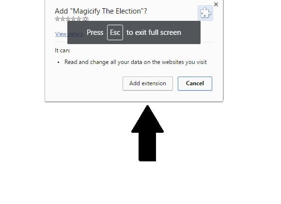 Magicify The Election by miextcrze.club adware