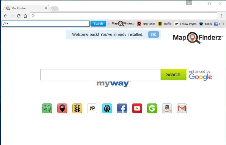 MapFinderz By MyWay redirect