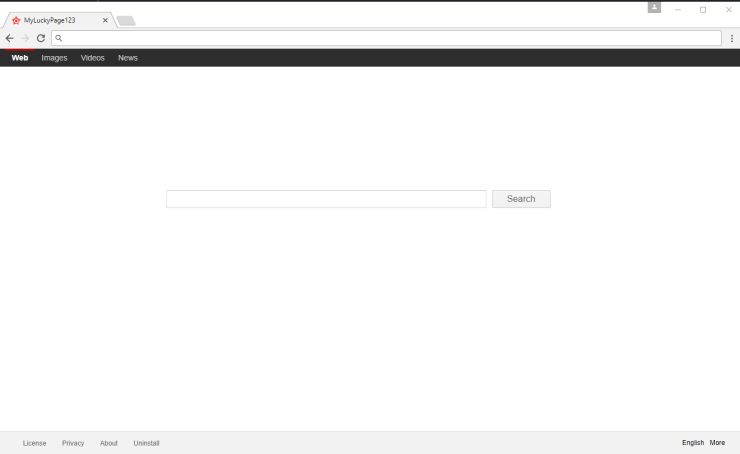 MyLuckyPage123.com Virus