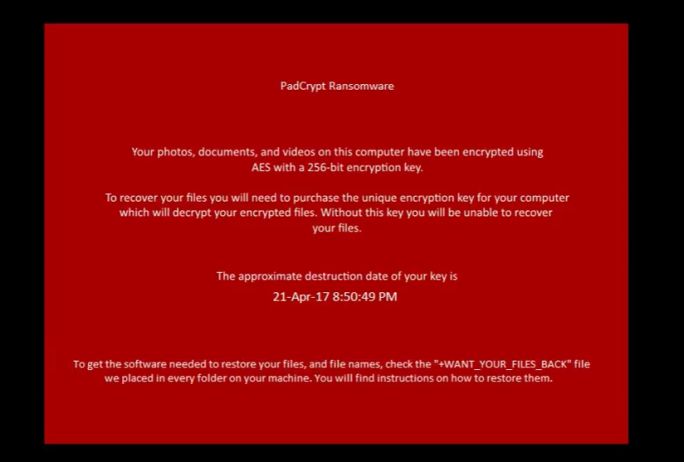 PadCrypt Ransomware virus